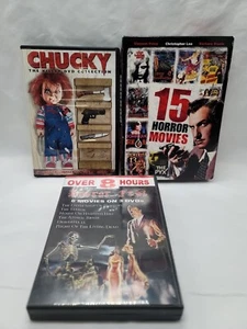 Horror Movie DVD Set: 15 Horror Movie, Chucky Collection, Horror Fest, 25 movies - Picture 1 of 12