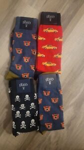 Corgi Pattern Socks J Crew Bear Taxi Skull 46485 4 pair