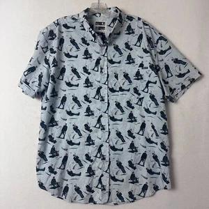 RSVLTS THE OFFICE shirt men XL series 5 "Andy" light blue steve carell - Picture 1 of 3