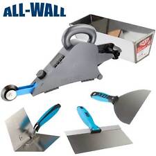 Delko Drywall Banjo Taping Tool w/Corner Wheel, Mud Pan, OX PRO Knife/Trowel Set