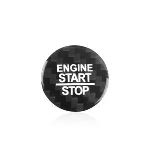 For Dodge Challenger Charger Carbon Fiber Engine Start Stop Push Button Cover - Picture 1 of 9