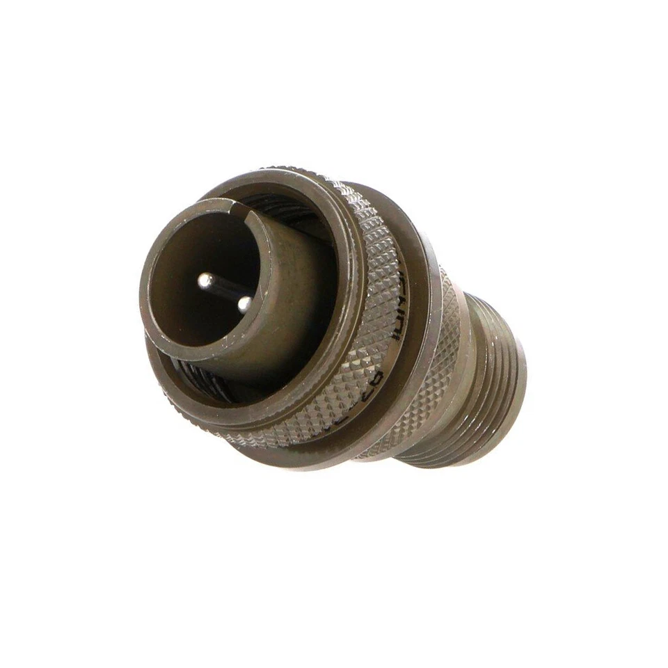 97-3106A-12S-3P Connector: Round Series: 97 Male Male PIN: 2 Solder Amp - Image 1 of 1