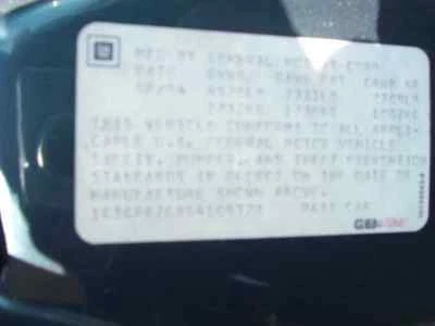 95 96 97 AURORA PASSENGER SIDE VIEW MIRROR POWER 476251 - Imagem 1 de 4