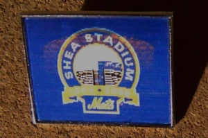 2008 NY New York Mets Shea Stadium Goodbye pin lenticular / two views MLB c45958 - Picture 1 of 14