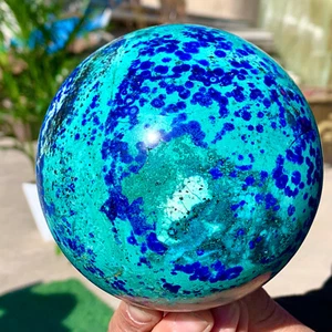 3.71LB TOP!Natural best Azurite/Malachite sphere crystalminerals specimens - Picture 1 of 18
