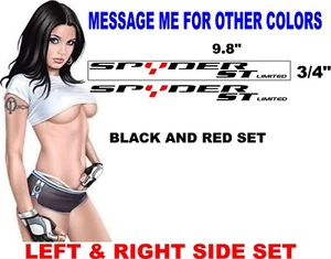 CAN AM SPYDER ST  LIMITED DECALS DECAL 2 COLOR 30 color choices CANAM - Picture 1 of 2