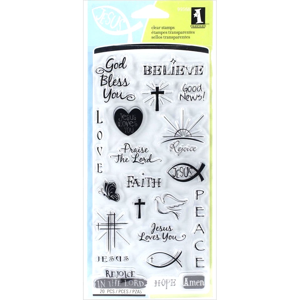Good News Religious Faith Clear Acrylic Stamp Set for Bible Journal 99568 NEW! - Изображение 1 из 4