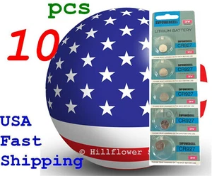 10 pcs CR927 927 LM927 BR927 Elite Auality Card 3V Lithium Battery - Picture 1 of 6