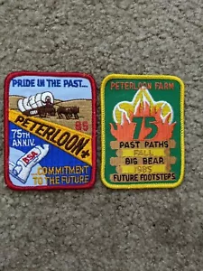 1985 Peterloon Camporee patch and Big Bear District patch - Picture 1 of 2