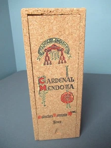 Cardenal Mendoza Vintage Brandy Cork Container de Jerez - EMPTY - k5 rb/vh - Picture 1 of 9