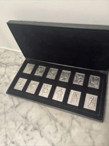 Topps 1988 Gallery Of Champions Aluminum Mini Card Set Of 12 - Picture 1 of 6