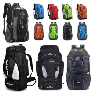 30L 60L 80L 100L Hiking Camping Backpack Waterproof Travel Rucksack Luggage Bag - Picture 1 of 37