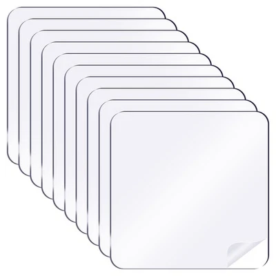 Clear Double Sided Adhesive Pads, 2.36'' x 2.36'' Pre-Cut Square Tape, 60 Pcs Foto 1 de 4