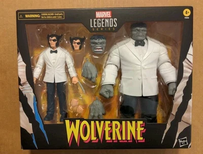 Conjunto de figuras de Wolverine Marvel Legends Patch y Joe Fixit Hulk HASBRO Buscema Foto 1 de 4