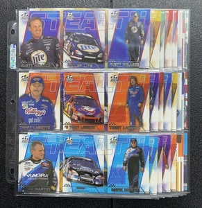 2002 Press Pass Stealth Complete 72 Card NASCAR Parallel Set - Picture 1 of 10