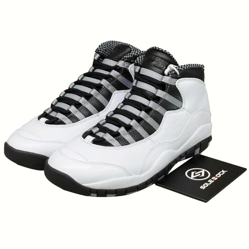 Air Jordan 10 Retro OG Acero Gris Acero Claro HJ6779-104 Para Hombre Talla Foto 1 de 4