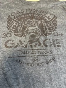 Gas Monkey Garage Shirt Mens 2XL Black Dallas Texas Custom Hot Rods Car Tee - Picture 1 of 4