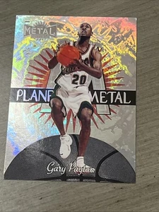 1997 Fleer Skybox Gary Payton Planet Metal #15 Foil Seattle Supersonics - Picture 1 of 2