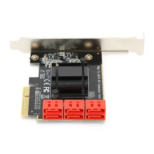 Erweiterungskarte Computerzubehör PCI E Auf 6 Port 3.0 6G Für Nas / Li KUI - Afbeelding 1 van 13