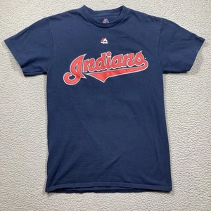 T-shirt Cleveland Indians piccola (molto piccola) blu manica corta Jason Kipnis 22 - Foto 1 di 9