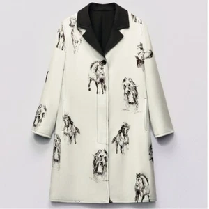 ZARA HORSE COAT ZW LIMITED EDITION - Picture 1 of 6