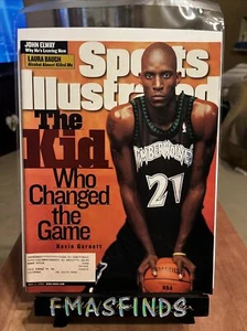 P1 1999 KG KEVIN GARNETT TIMBERWOLVES MAY 3 SPORTS Illustrated - Picture 1 of 1