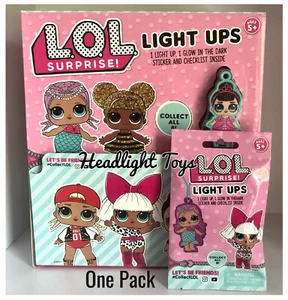 1 LOL Surprise Series 1 Light Ups Muñeca Llavero Mochila Dije 8 Para Coleccionar Difícil de Dificultad - Imagen 1 de 9
