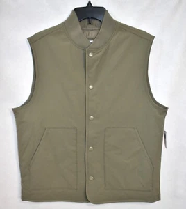 Chaleco Forro Nylon Azul Marino Antiguo Talla Mediana Verde Para Hombre Nuevo - Imagen 1 de 7