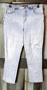 Pantalones de mezclilla Gloria Vanderbilt Amanda azul claro 16 cortos para mamá usados - Imagen 1 de 3