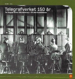 Telephone Vintage Telephone Exchange Center Norway Folder Mint Stamps + FDC 2005 - Picture 1 of 3