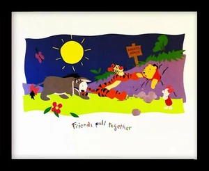 WINNIE-THE-POOH • Custom Framed Limited Production Run Poster • Hard-to-Find! - Picture 1 of 1