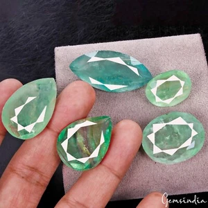 Mezcla de fluorita verde forma y corte 100% piedras preciosas sueltas naturales 345 quilates 23mm-42mm - Imagen 1 de 8