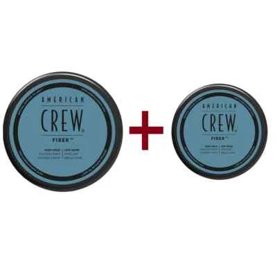 American Crew Fiber Duo (Full Size 85g + Travel Size 50g), High Hold Low Shine - image 1 of 2