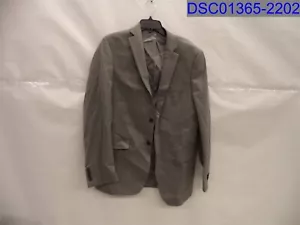 Van Heusen Mens Slim Fit 42L Gray Coat - Picture 1 of 4
