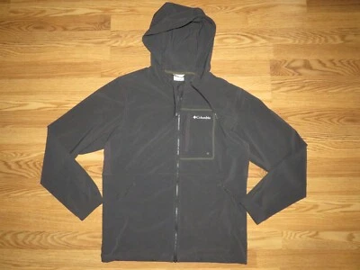 COLUMBIA men's MEDIUM Jacket/ Windbreaker OUTDOOR ELEMENT HOODIE Gray - Image 1 of 4