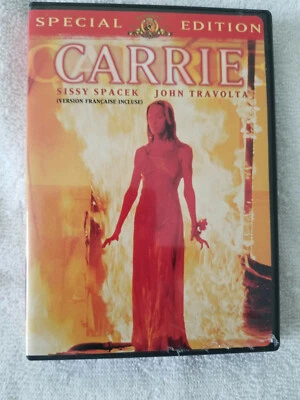 Carrie (DVD, 1976) Incluye Versión Francesa, Sissy Spacek John Travolta  Foto 1 de 4