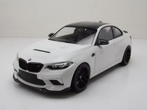 BMW M2 Cs 2020 Blanco Con Negras Llantas Coche a Escala 1:18 Minichamps - Imagen 1 de 8