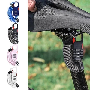 Helmet Lock Bicycle Anti-Theft Motorcycle Three-Digit Password Combination Lock - Picture 1 of 16