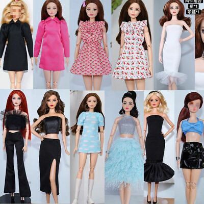 1/6 Doll Clothes 11.5  Dollhouse Accessories Dress Shirt Top Pants Skirt Outfits • 3.68$