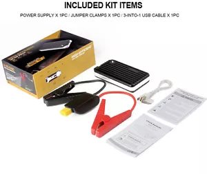 Amico 8000 mAh Portable Car Jump Starter Booster Charger Battery Power Bank - Picture 1 of 4