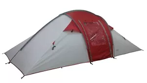 4 MAN TENT - Wenzel Hollywell Tent - 4 Man Grey / Red - Picture 1 of 2