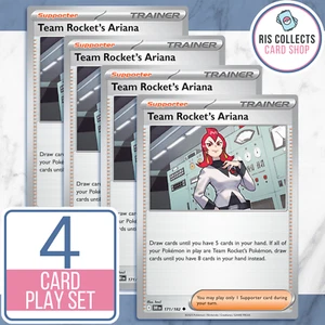 Team Rocket's Ariana (SV 10 171/182) 4x Play Set - Destined Rivals NM/M - Picture 1 of 1