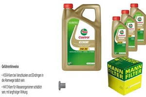 MANN-FILTER Ölfilter 8 L Castrol EDGE 5W-30 LL für Lada LDV Niva 2121 400 - Bild 1 von 5