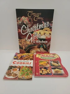 Christmas Cookbook Lot of 3 'Company's Coming Christmas Gifts From The Kitchen' - Picture 1 of 10