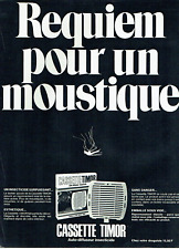 publicité Advertising  1222 1970  Timor  Requiem pour un moustique