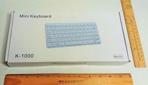 K1000 10 inch Ultra Thin Wired Keyboard Mini USB Slim PC Keyboard Keypad - Picture 1 of 4