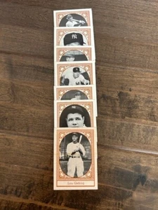 TCMA All Time Yankees 1980 juego de 12 tarjetas Ruth Mantle Dimaggio Gehrig Dickey Ford - Imagen 1 de 1