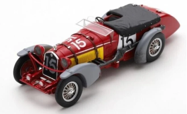 1/43 ALFA ROMEO 8C Sommer d'Estrez de Saugé 24h LM 1935 SPARK S3869 - Immagine 1 di 1