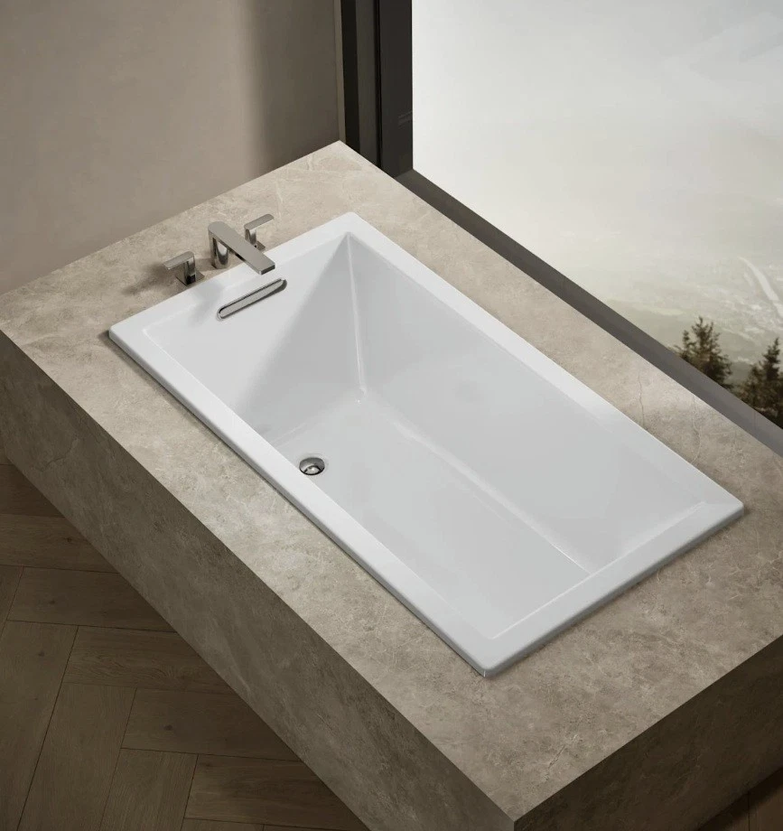 Bañera de inmersión de 60" con desbordamiento ranurado Kohler 1130-0 Foto 1 de 4