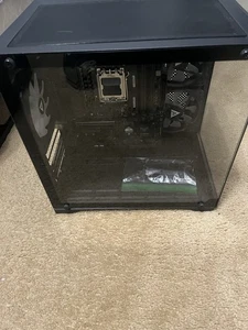 Apevia Prism-BK Black Micro-ATX Gaming Case – 5 Fans, RGB, Dust Filters Included - Picture 1 of 4